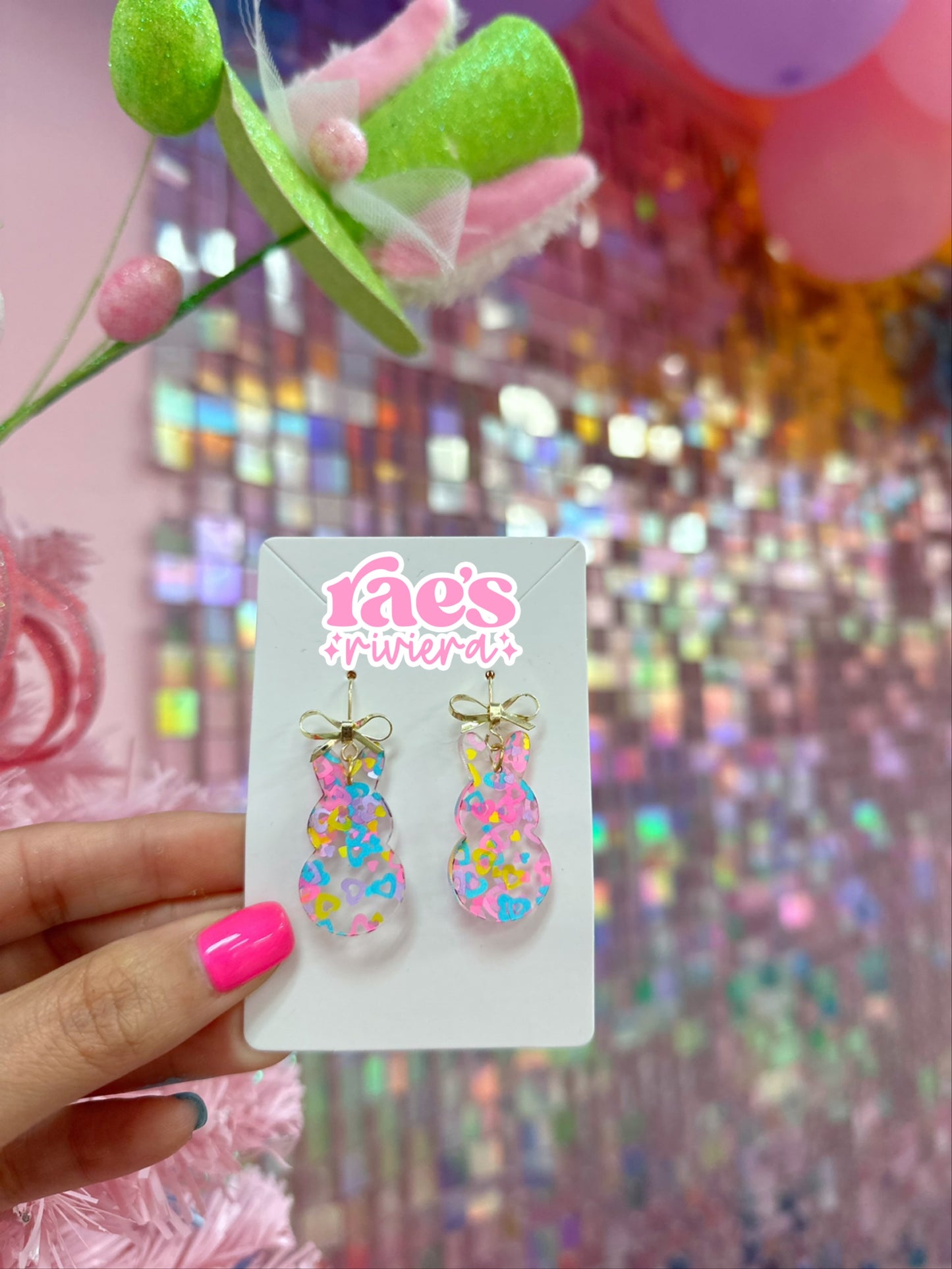 Peeps Bow Earrings