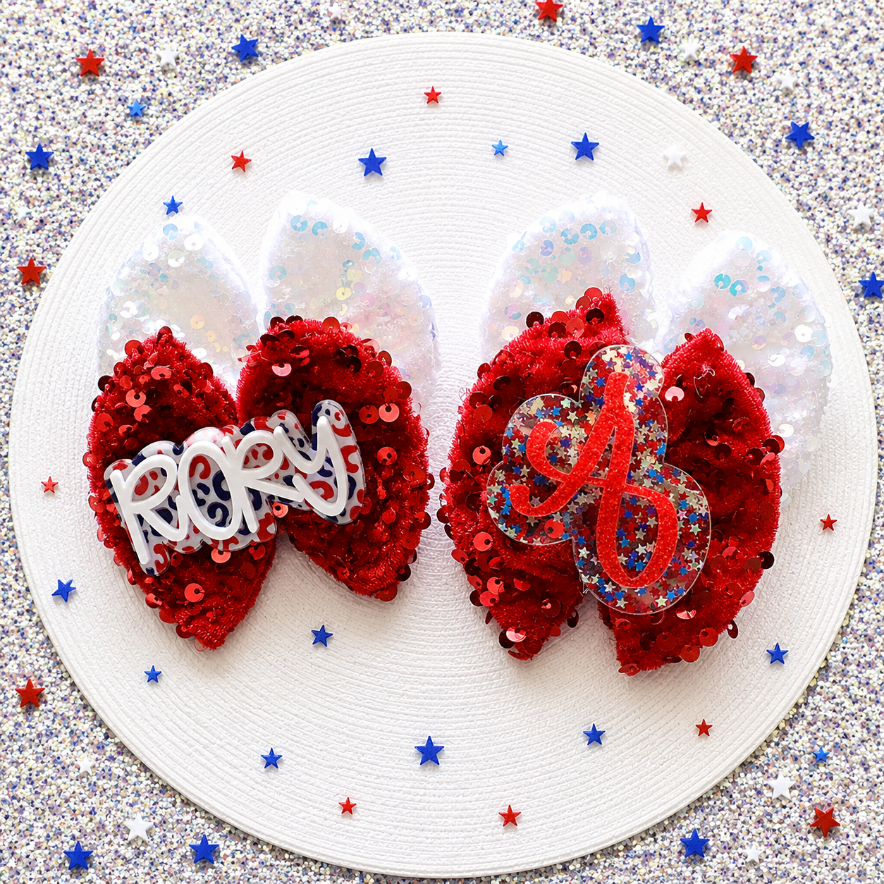 Stars + Stripes Hair Clip Collection Part 2