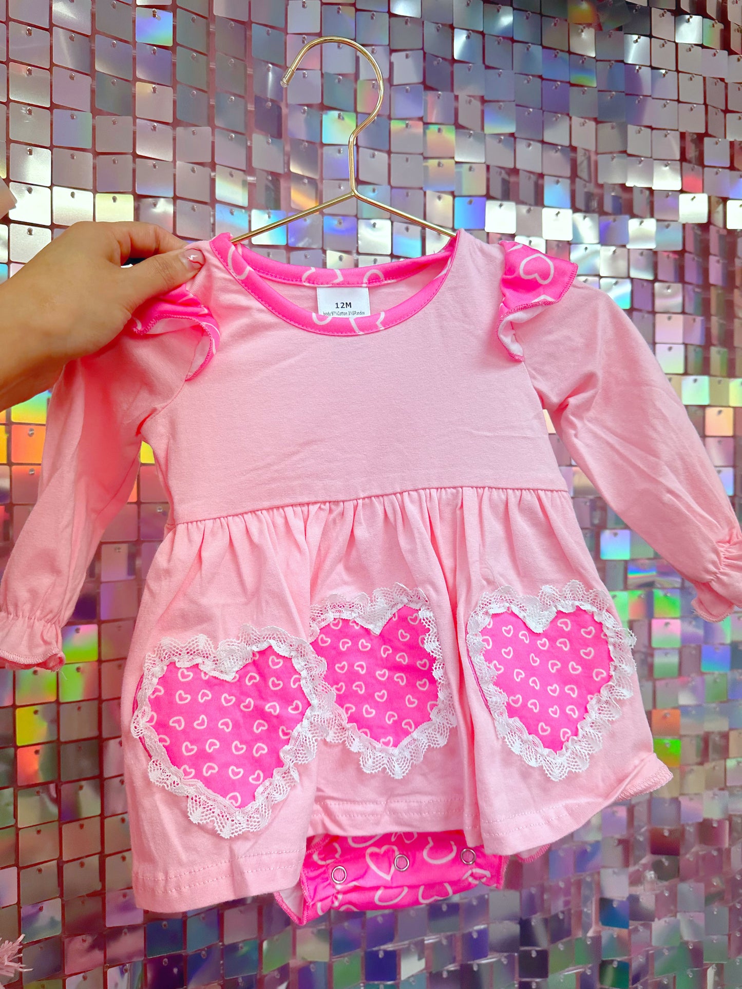 Valentine's Heart Romper