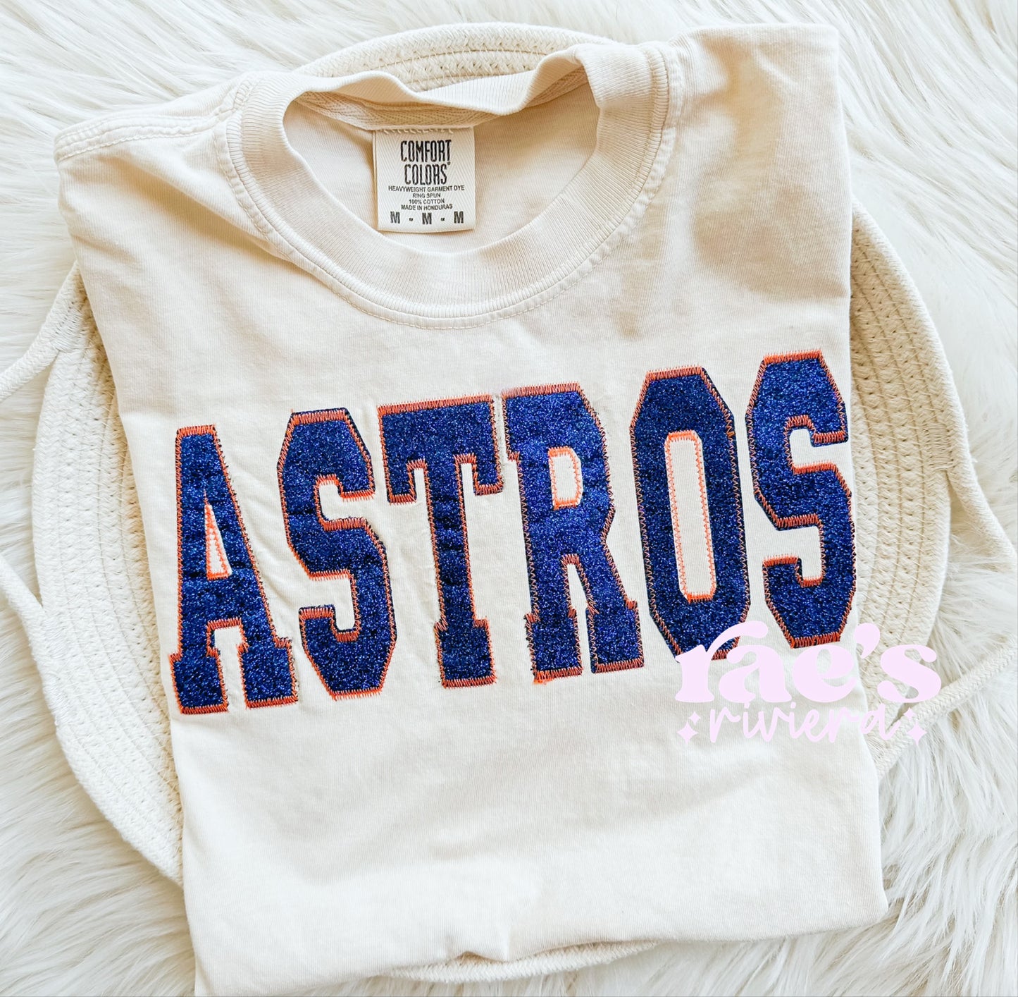 Team Glitter Embroidered Sweatshirt