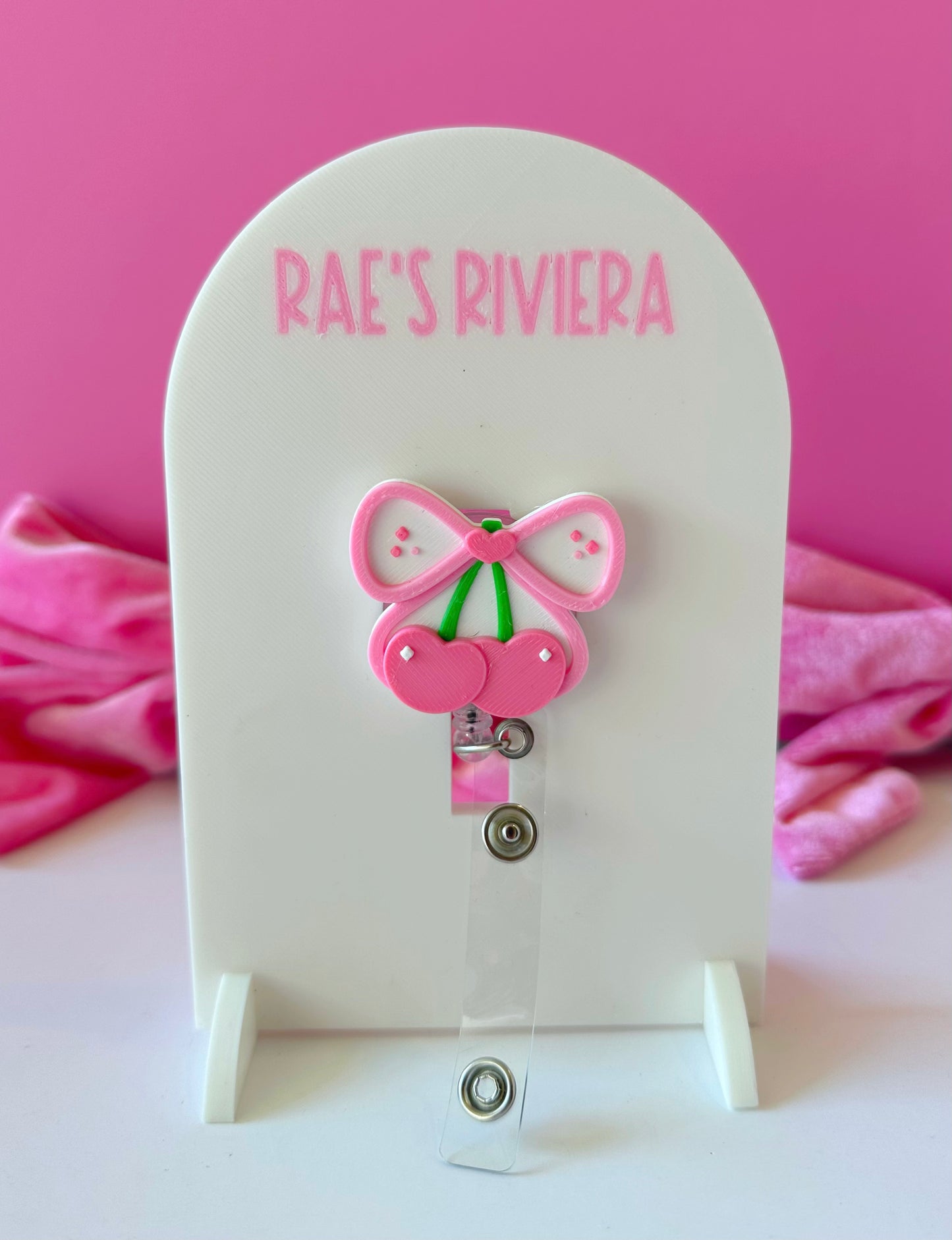 Cherry Sweetheart Badge Reel
