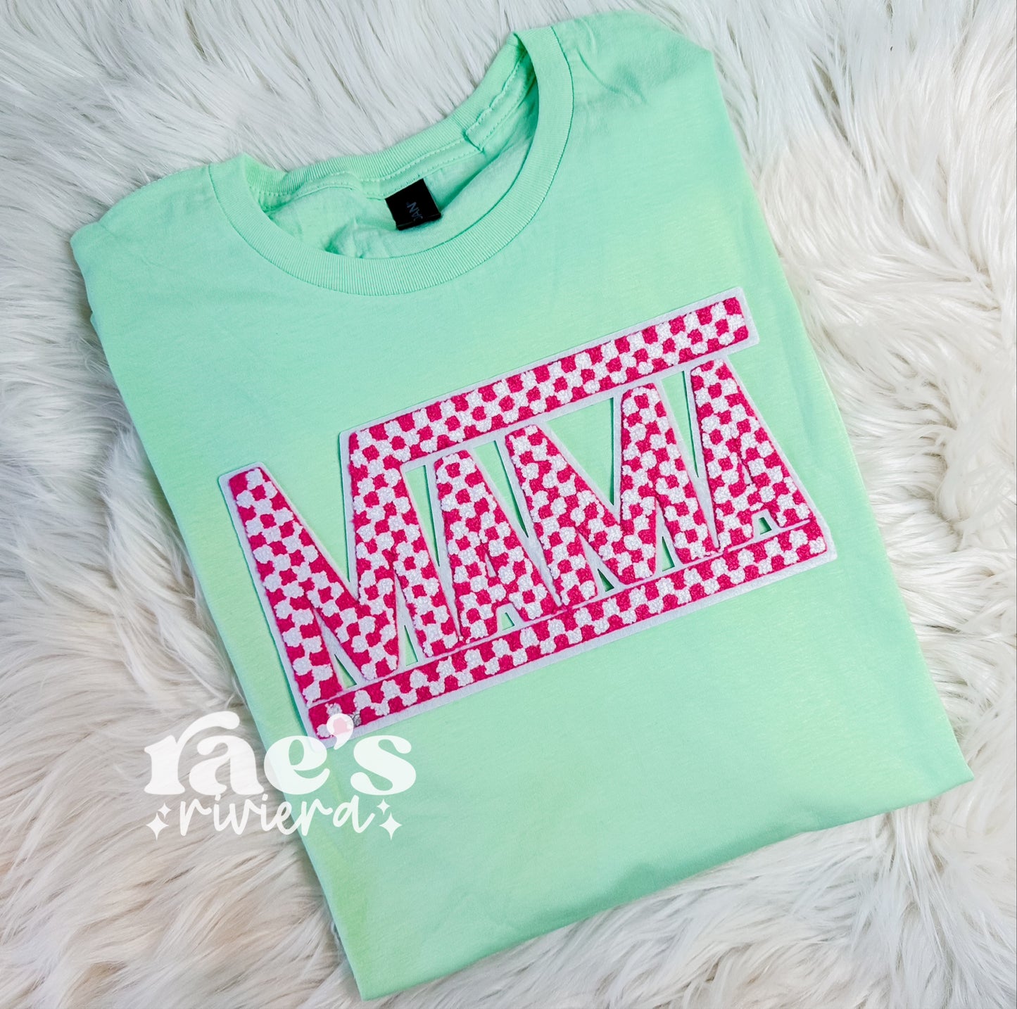 Mama Checkered Patch