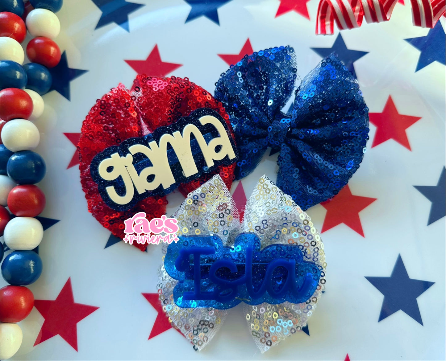 Blue Jelly Hair Clip Collection