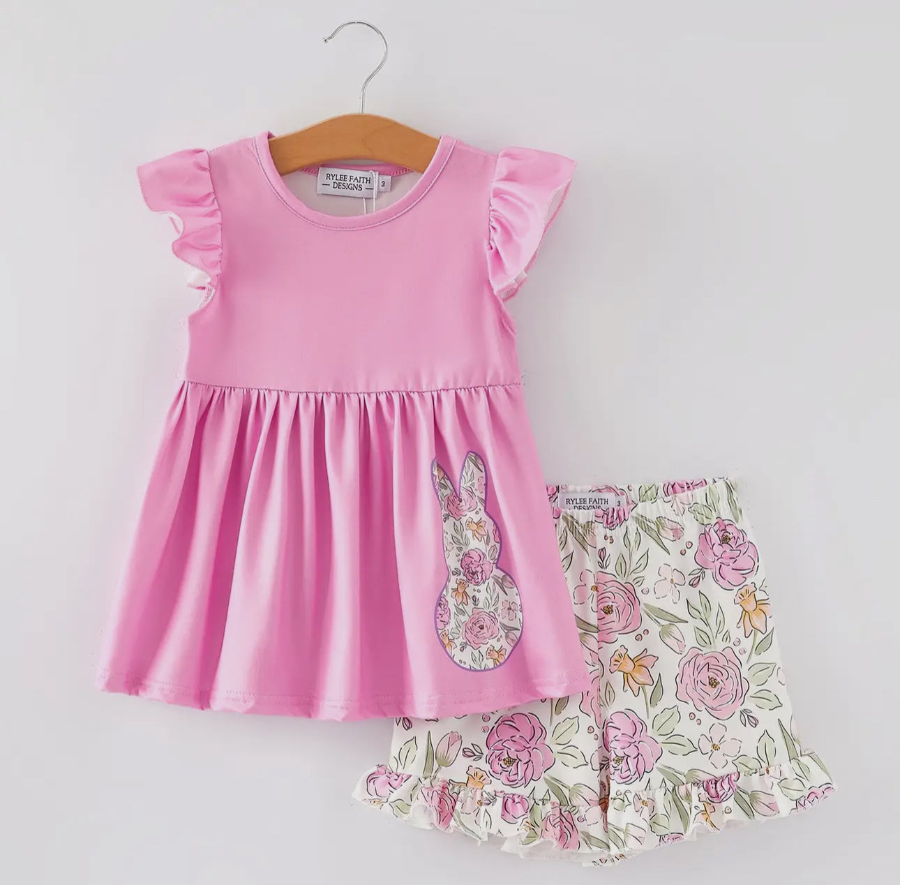 Girls Bunny Short Set