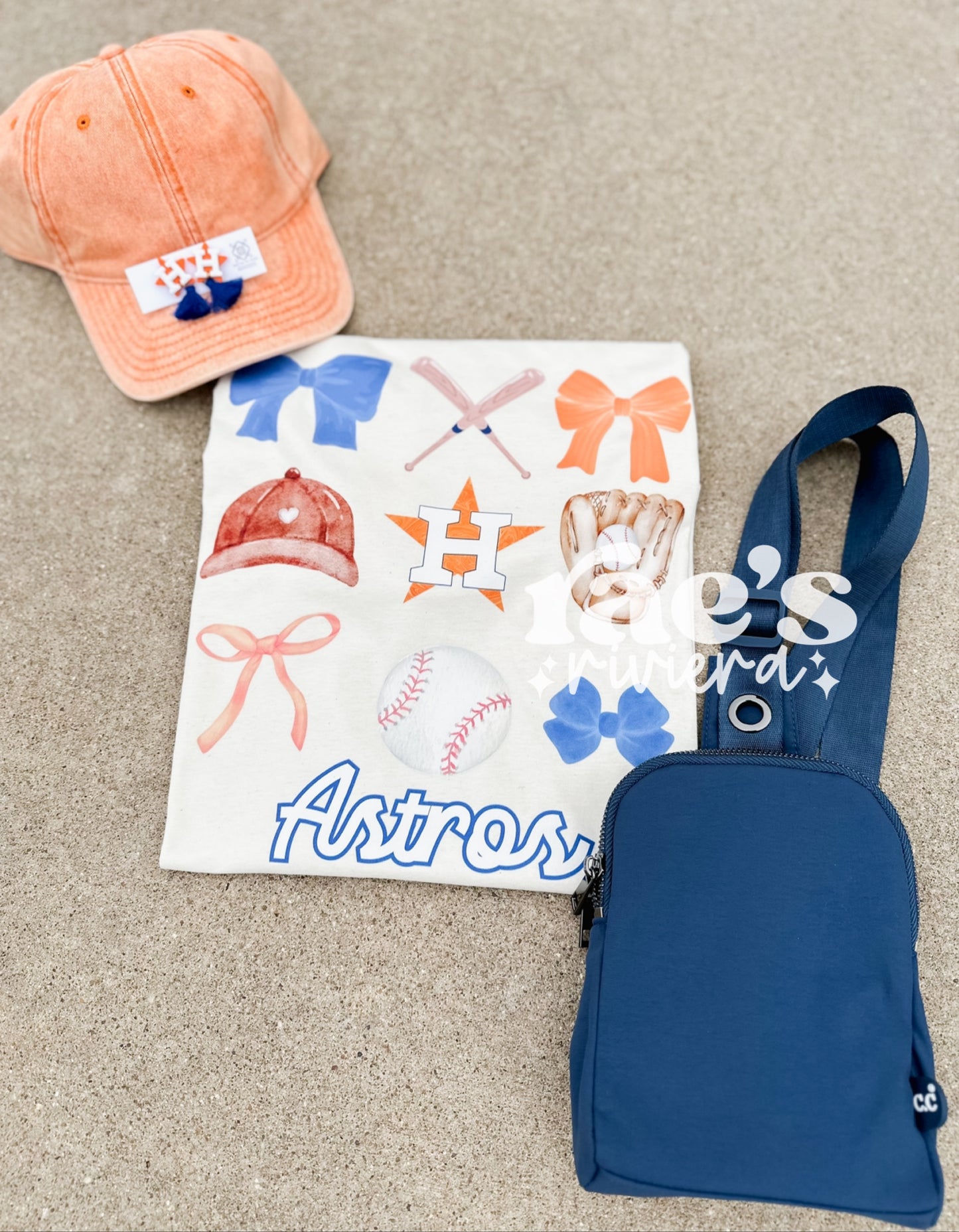 RR Astros OG Bow Tee