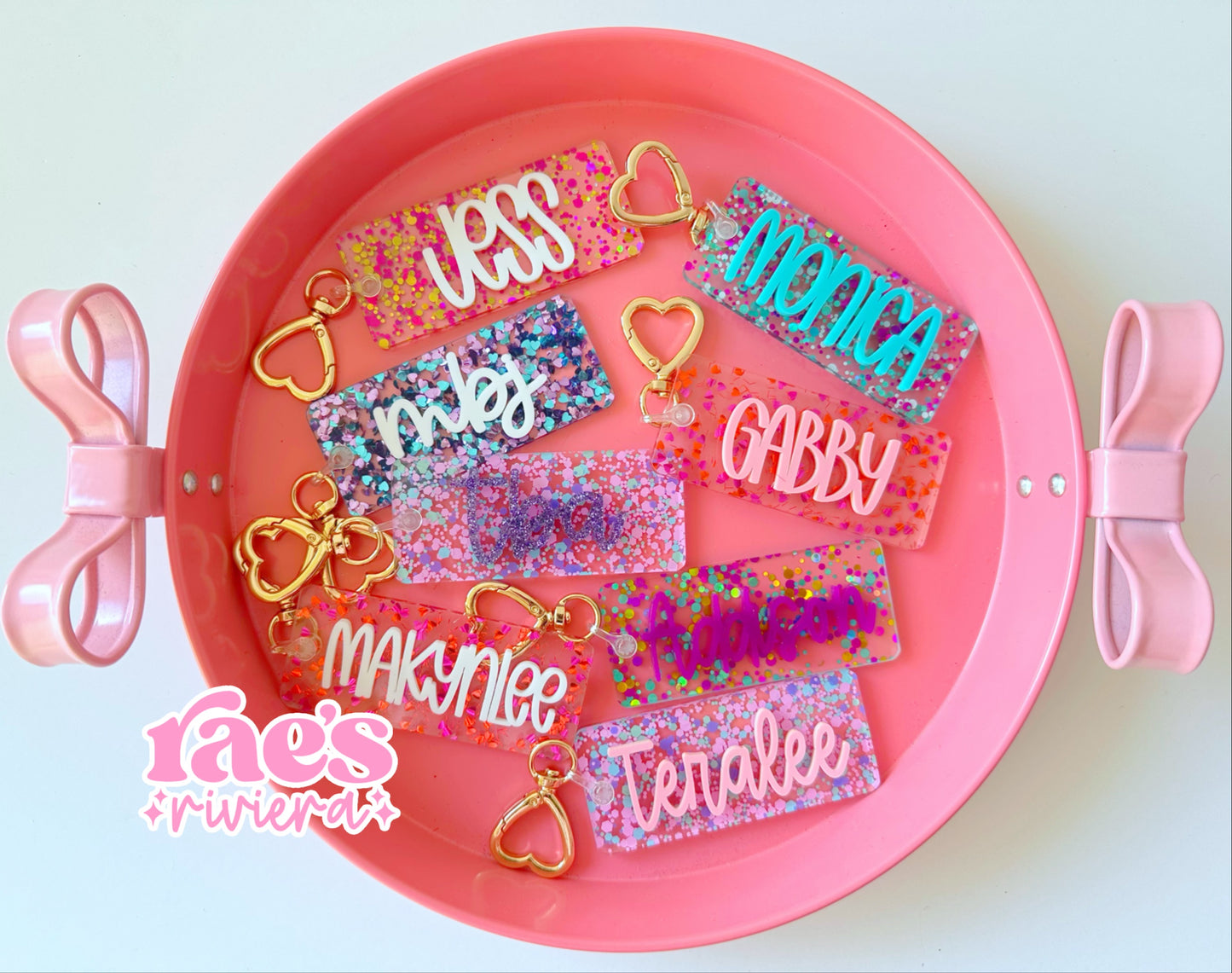 Sweetheart Society Confetti Keychains