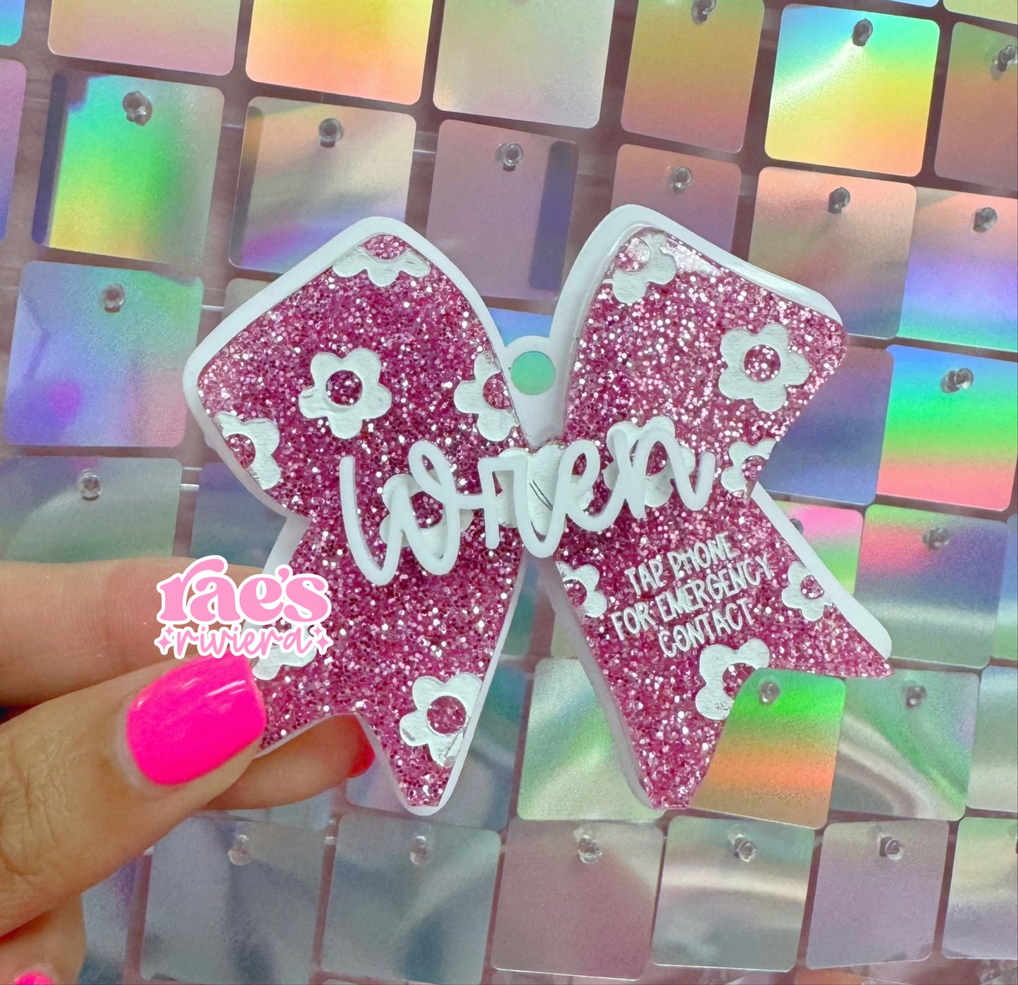 WS Bow NFC Keychain/Bag Tag