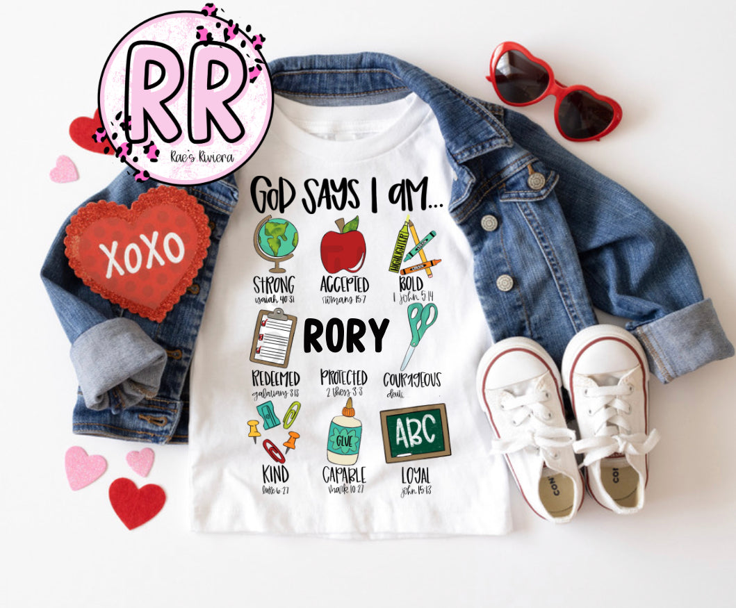 God Says I Am Back To School