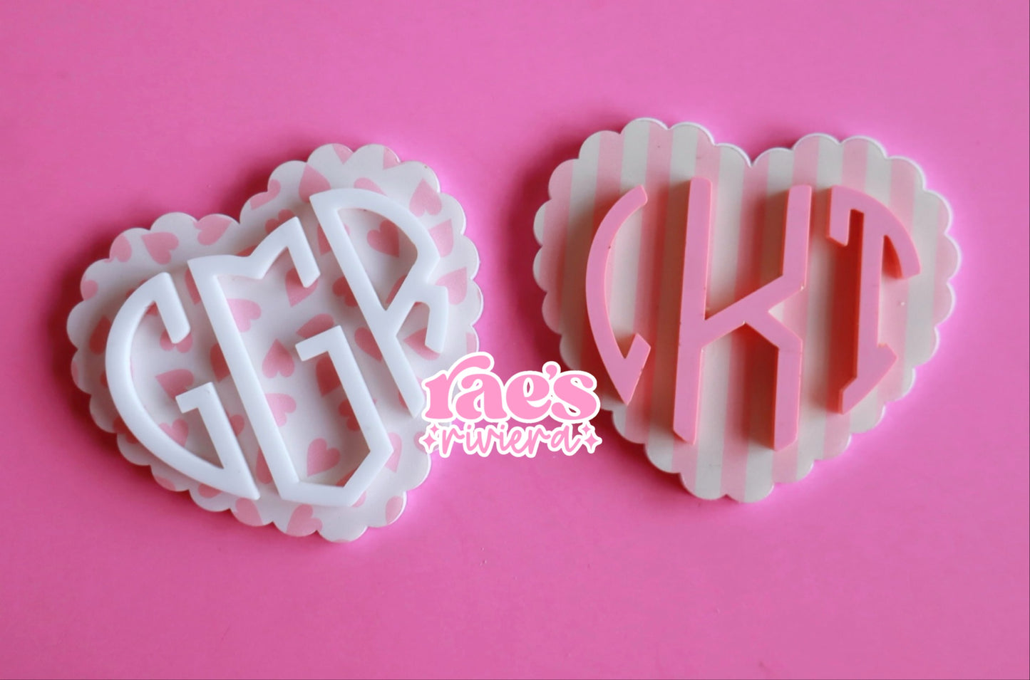 Heart Mono Hair Clip
