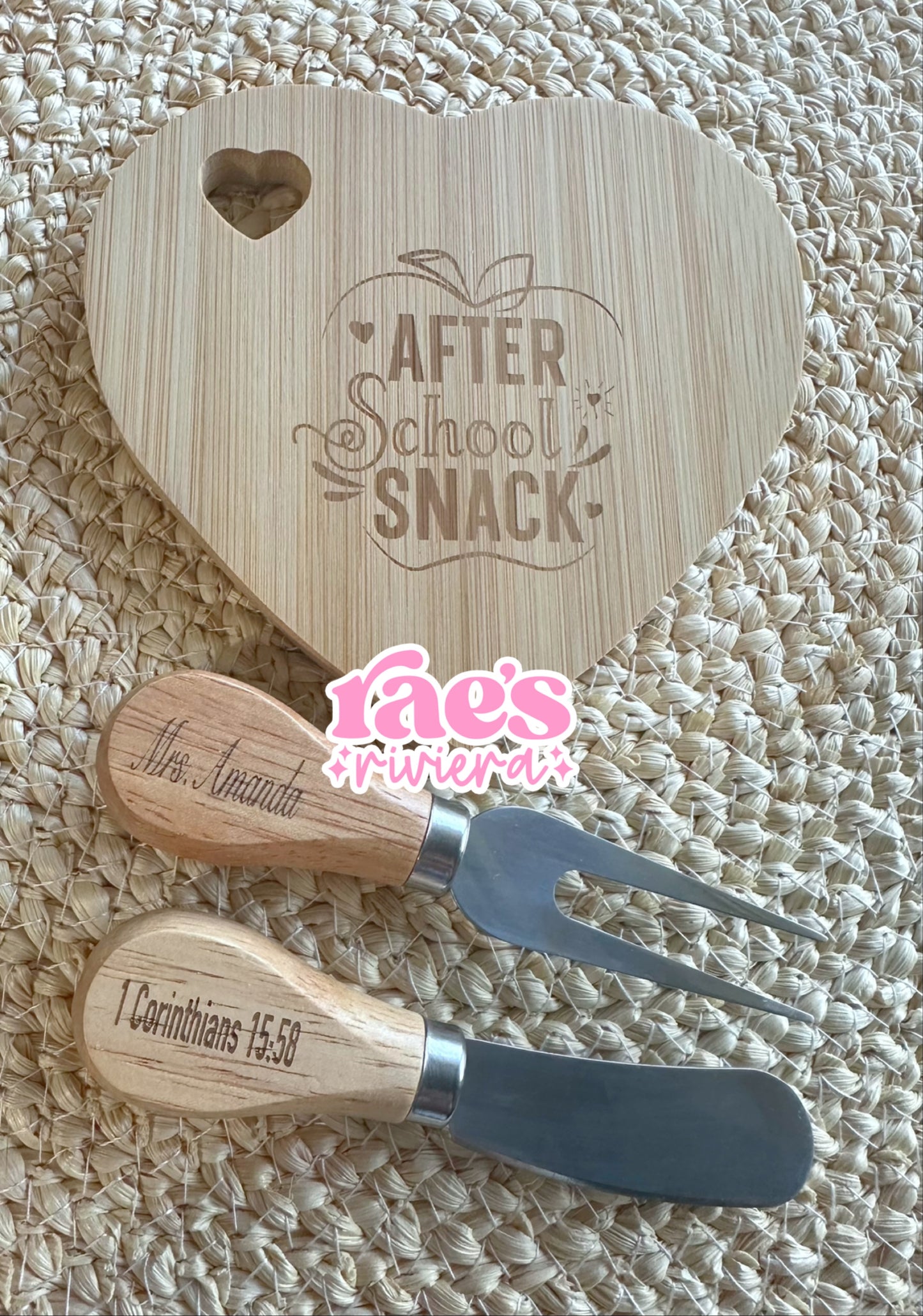 Mini Charcuterie Heart Set
