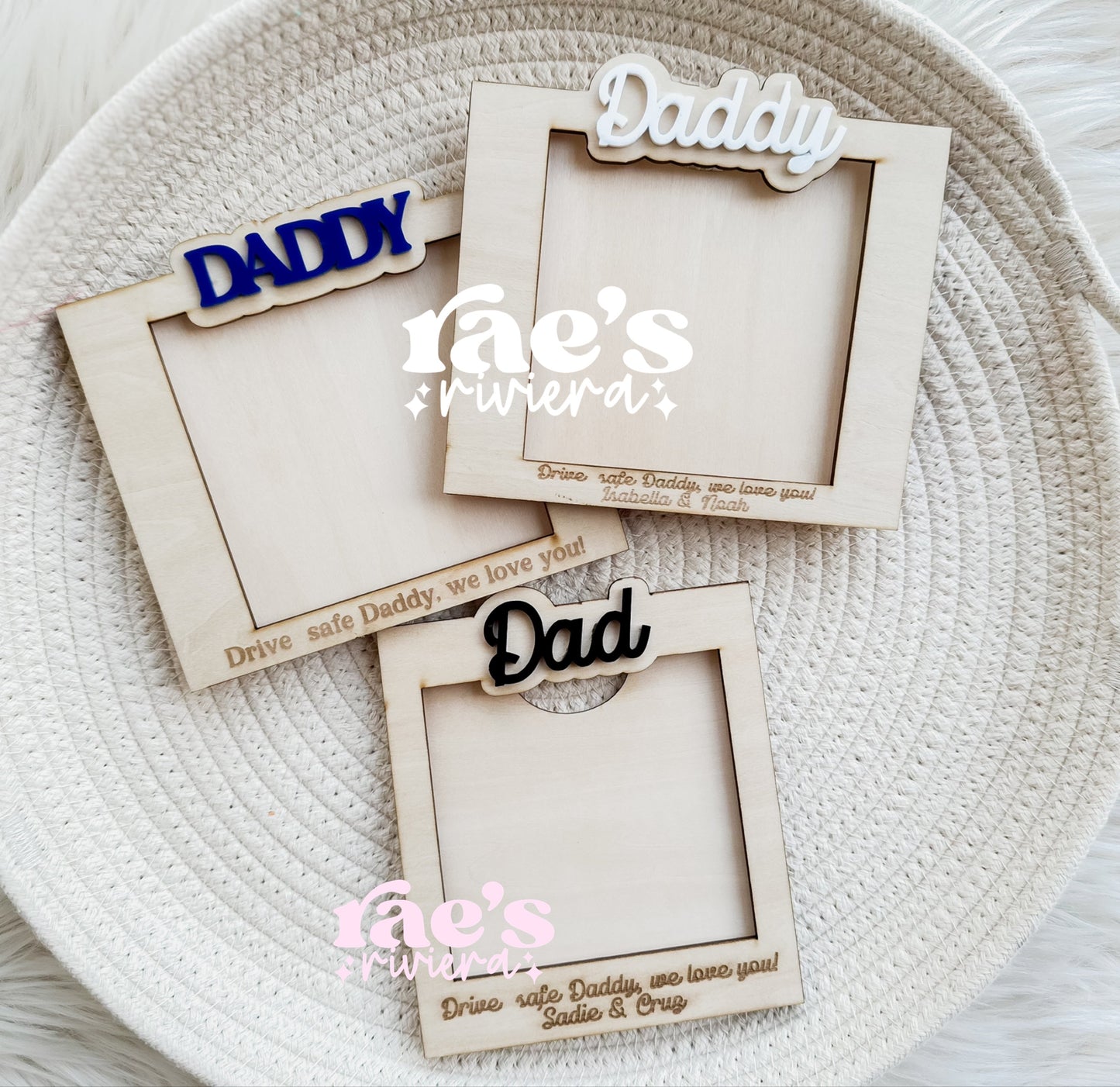 Father’s Day Photo Frame Visor Clip (Dad)