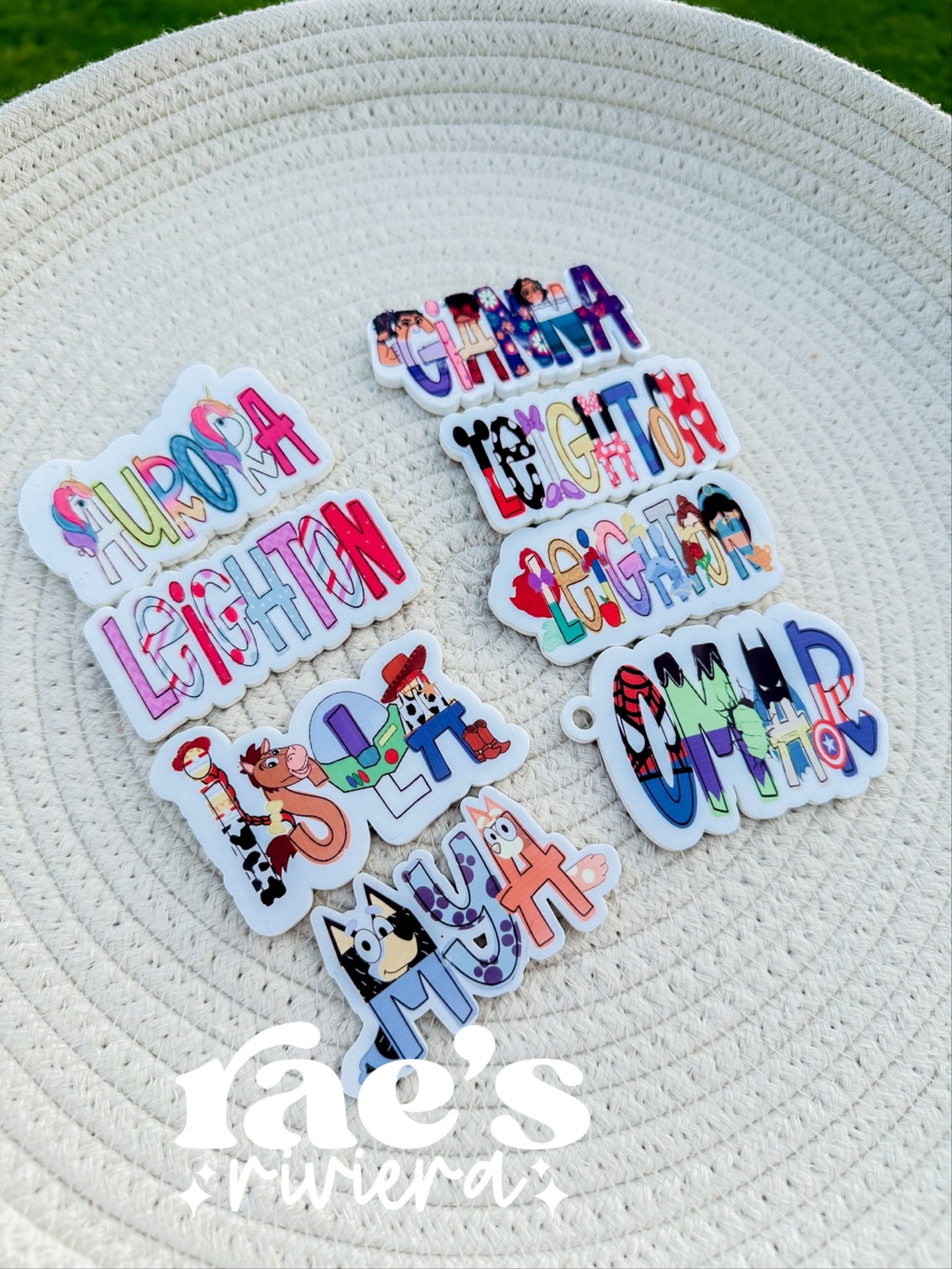 Doodle Clips/Keychains/Bag Tags