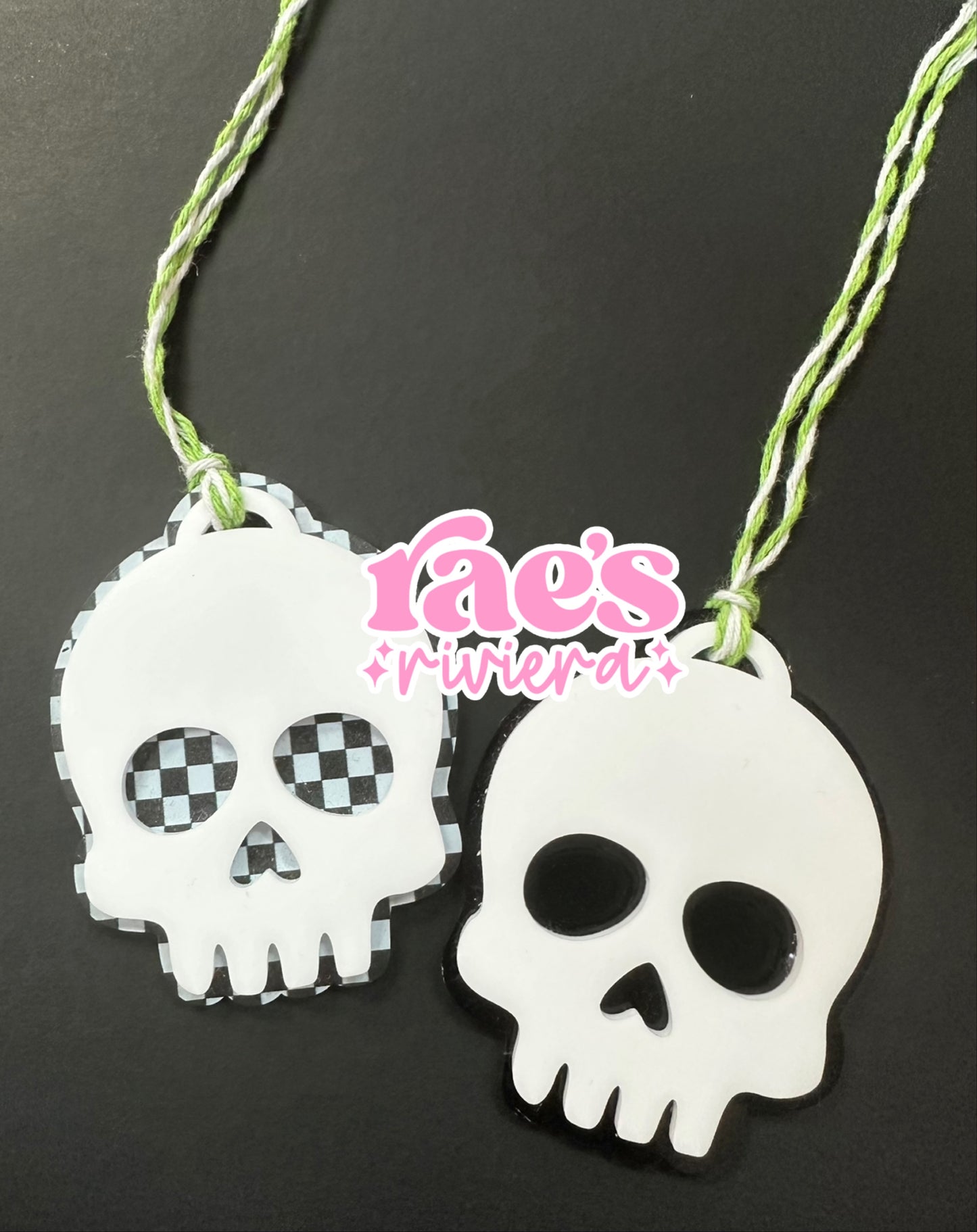 Haunted Heads Basket Tag