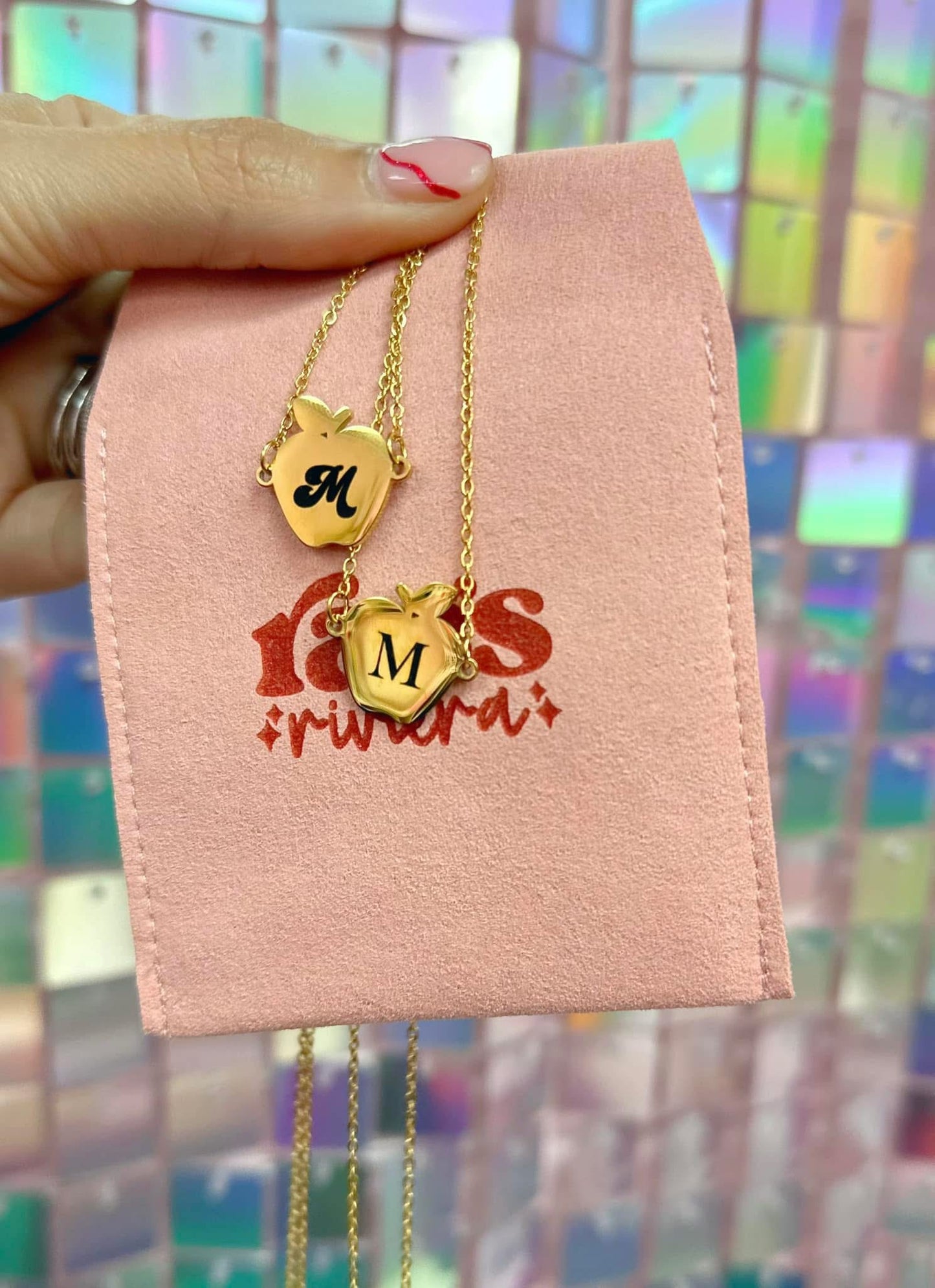 Teacher Apple Engraveable Jewelry