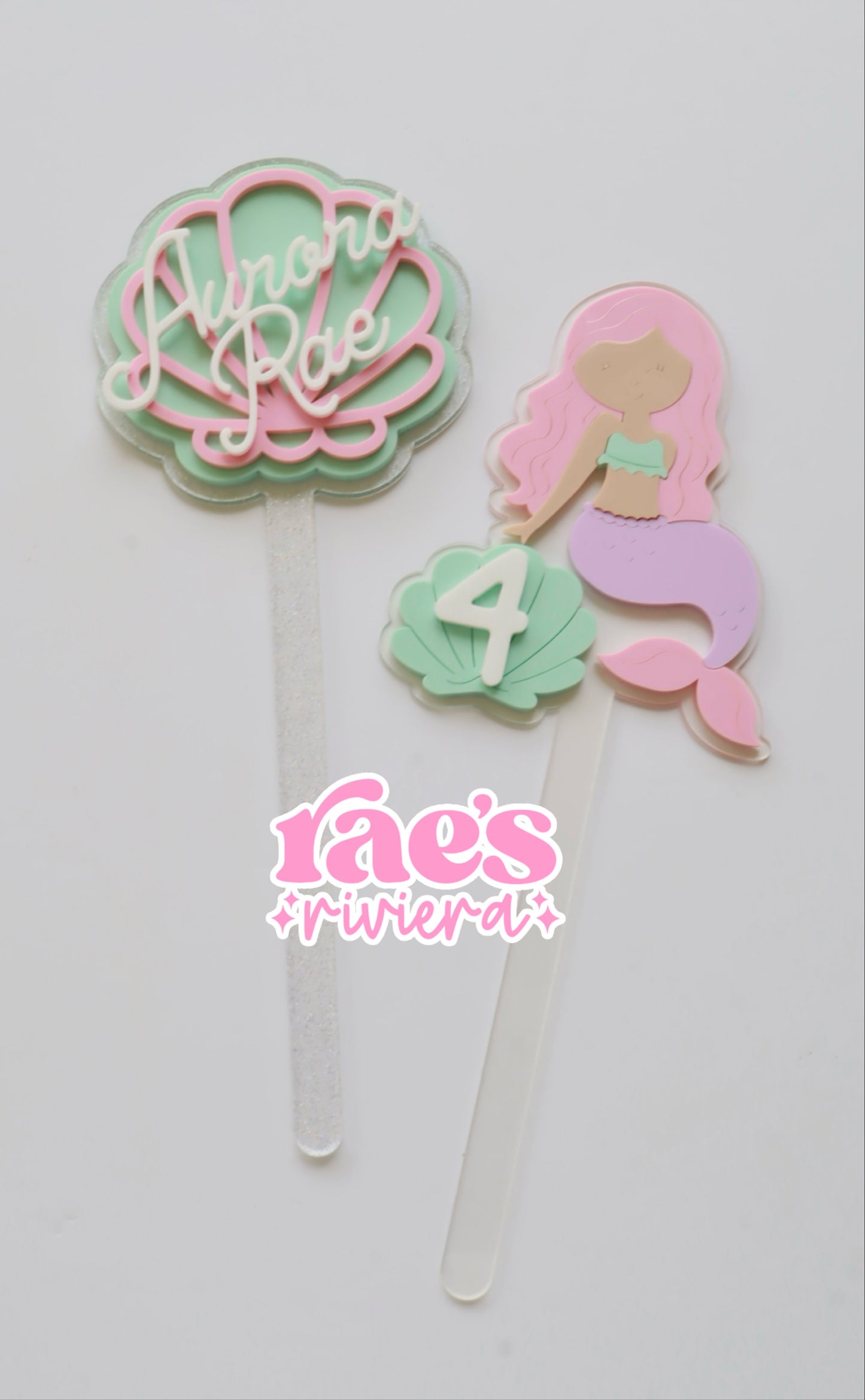 Mermaid Cake Toppers