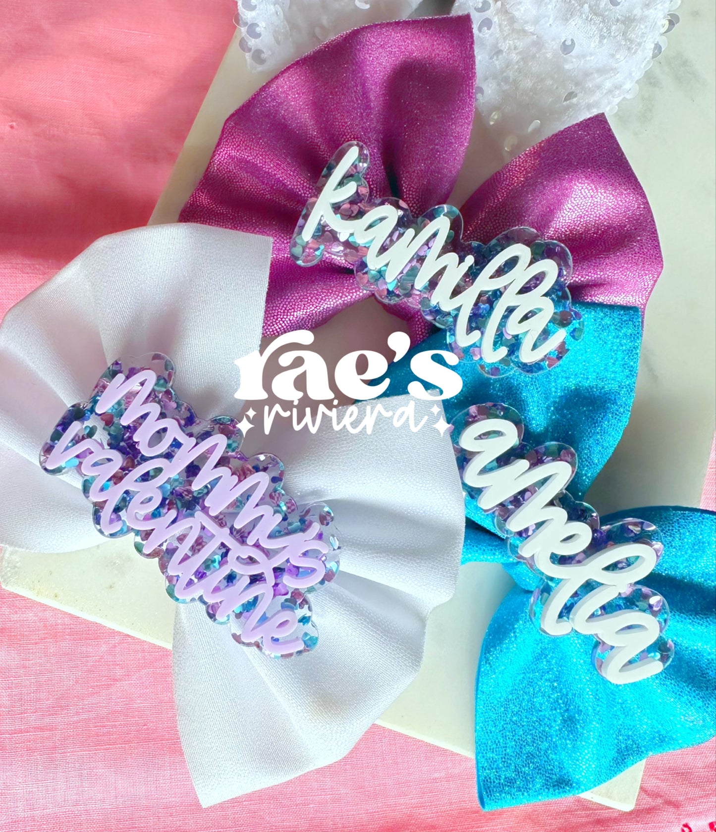 Sweet Heart Confetti Hair Clip Collection