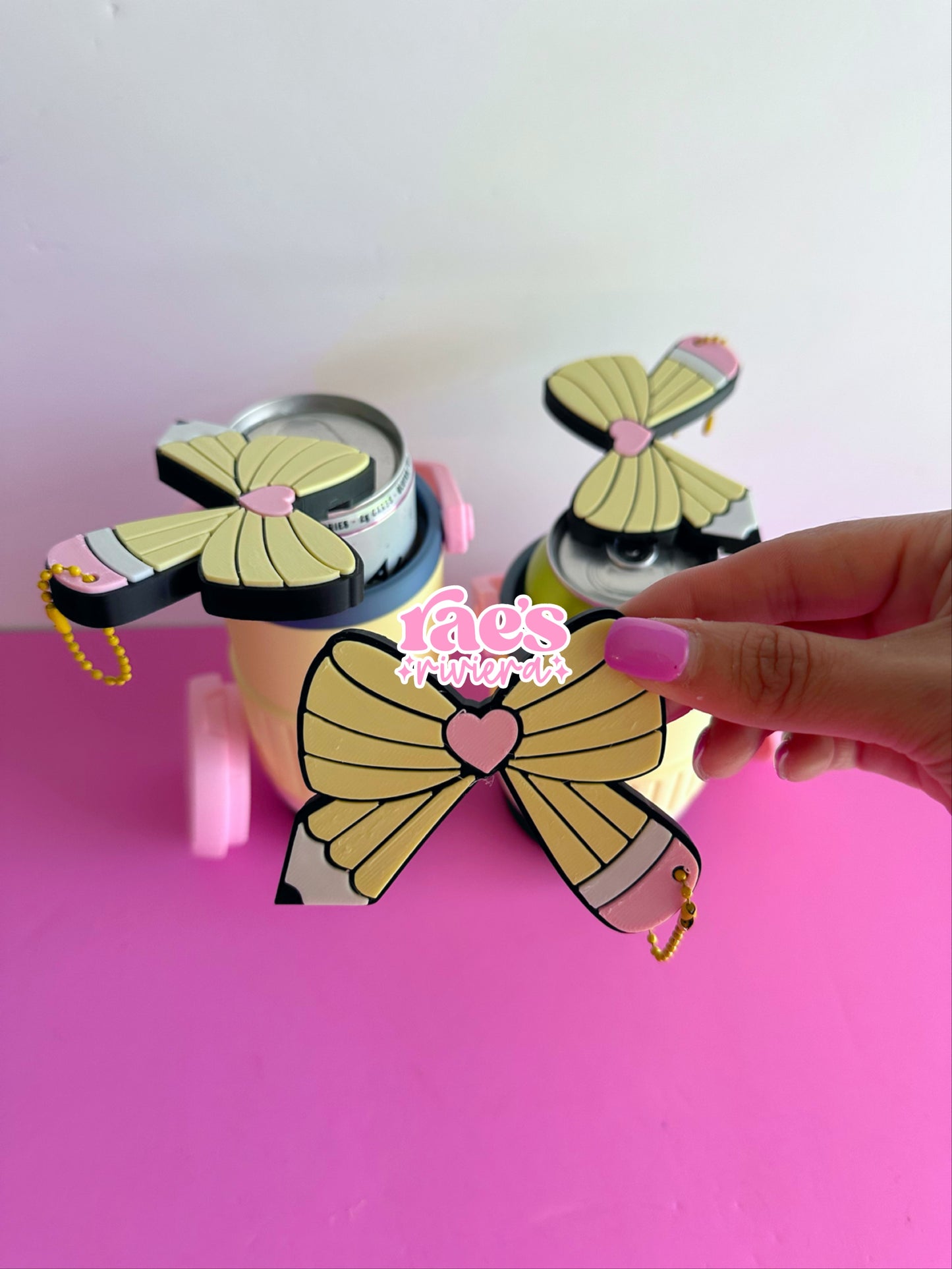 Pencil Can Koozies + Pencil Bow Openers