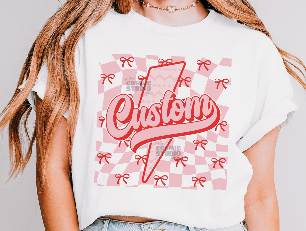 Retro Bow Valentine Custom