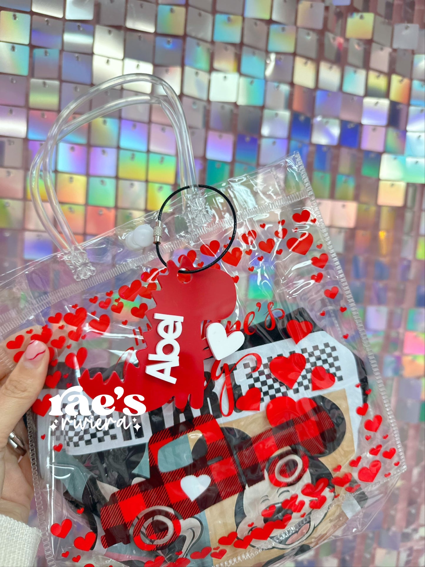 Valentine Dino Basket Tag