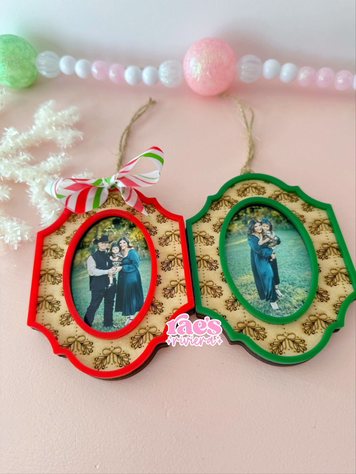 Vintage Mistletoe Ornaments