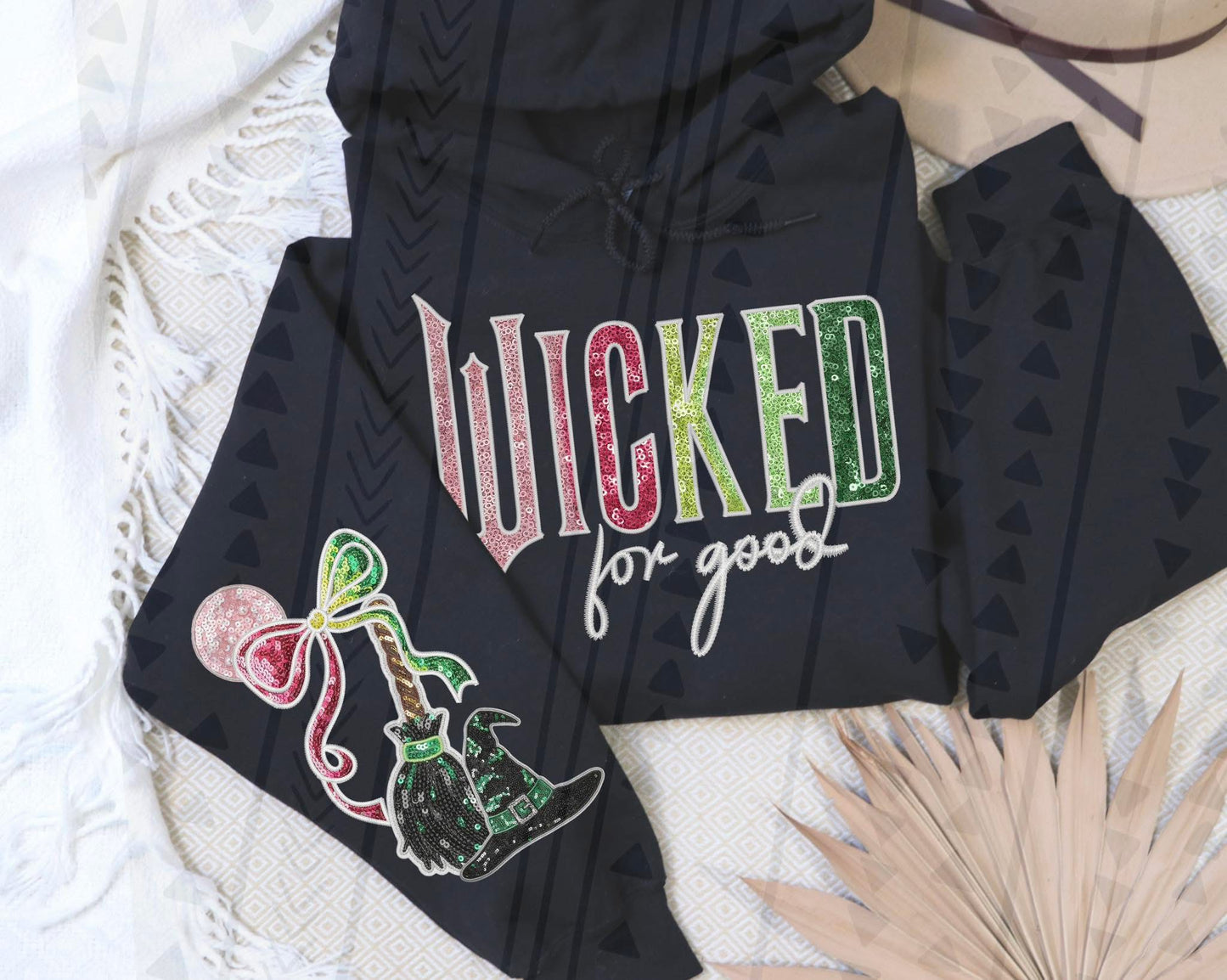 Wicked For Good Faux Sequins