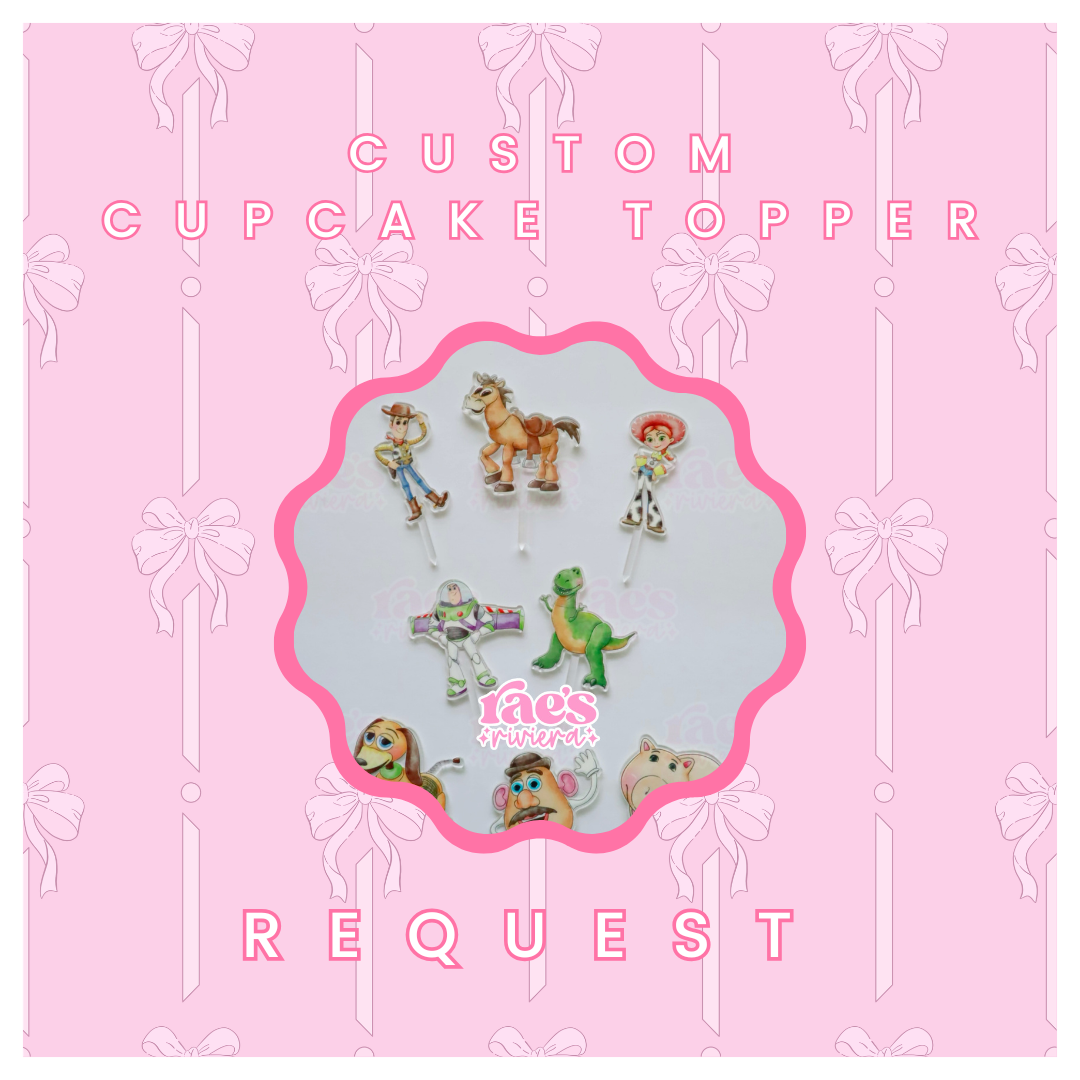 Custom Cupcake Topper Request