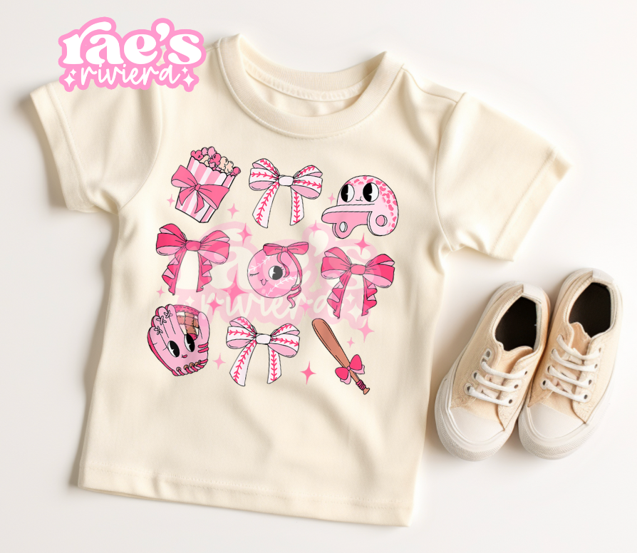 Pink Baseball Babe Tee