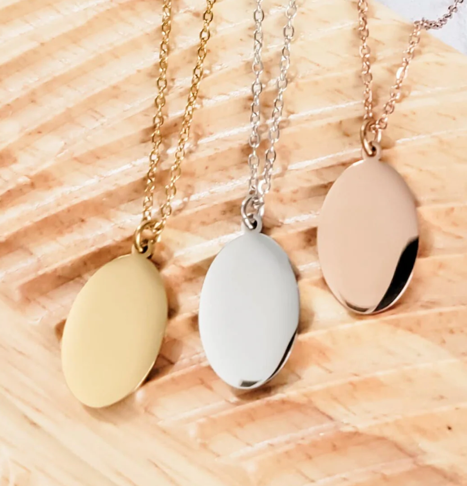 Oval Pendant Necklace