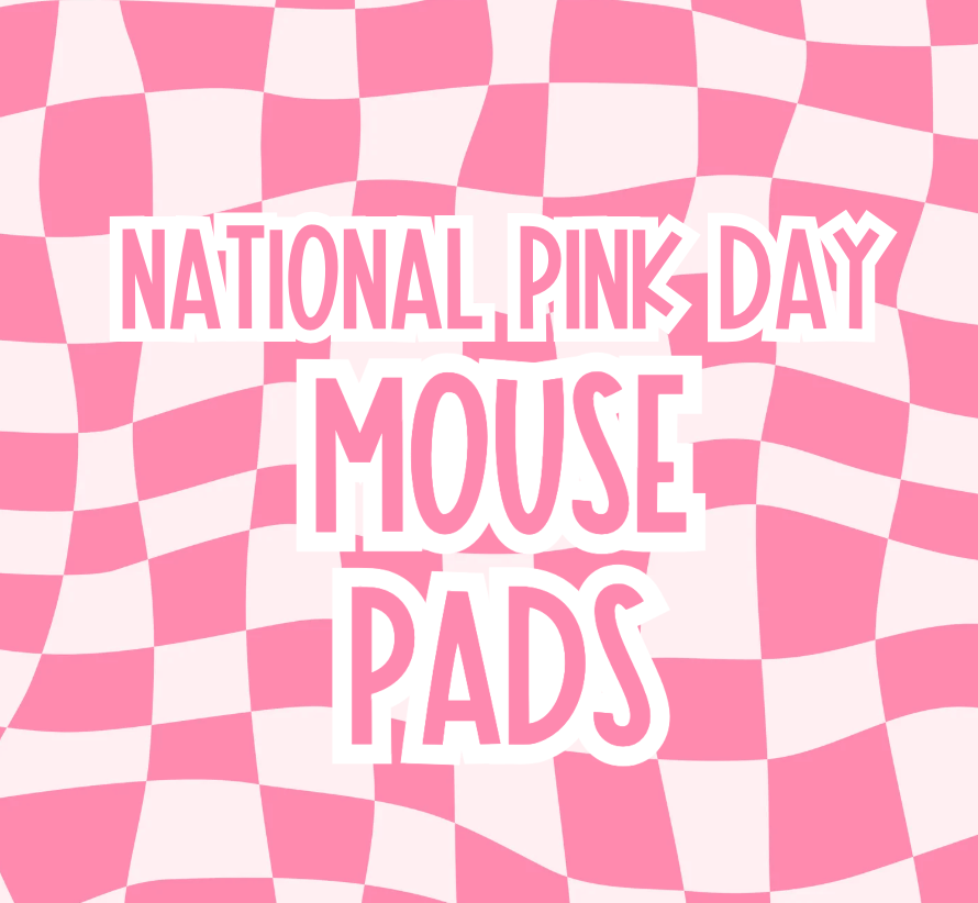 Pink Day Mouse Pads