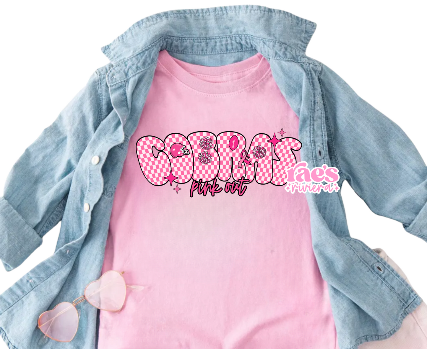 Cobras Pink Out Checkered