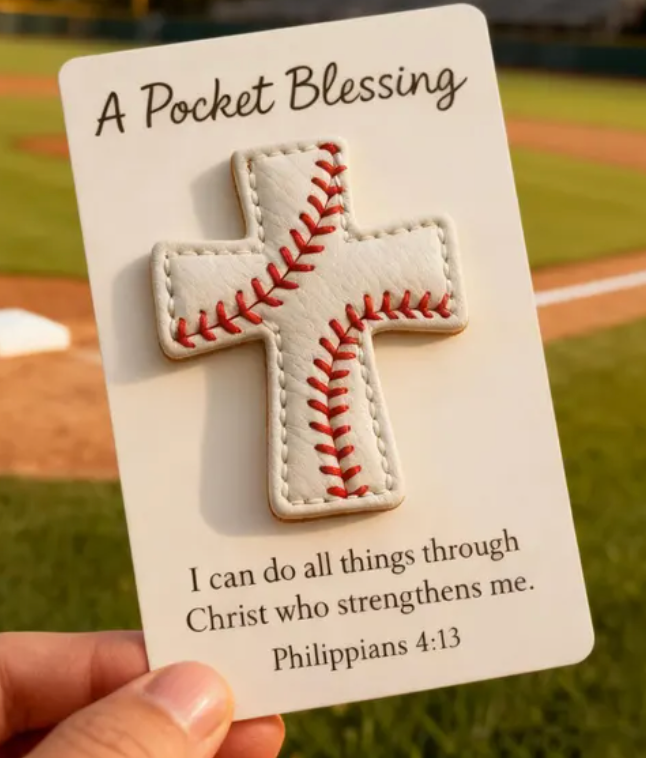 Engraved Pocket Blessings Baseball/Softball