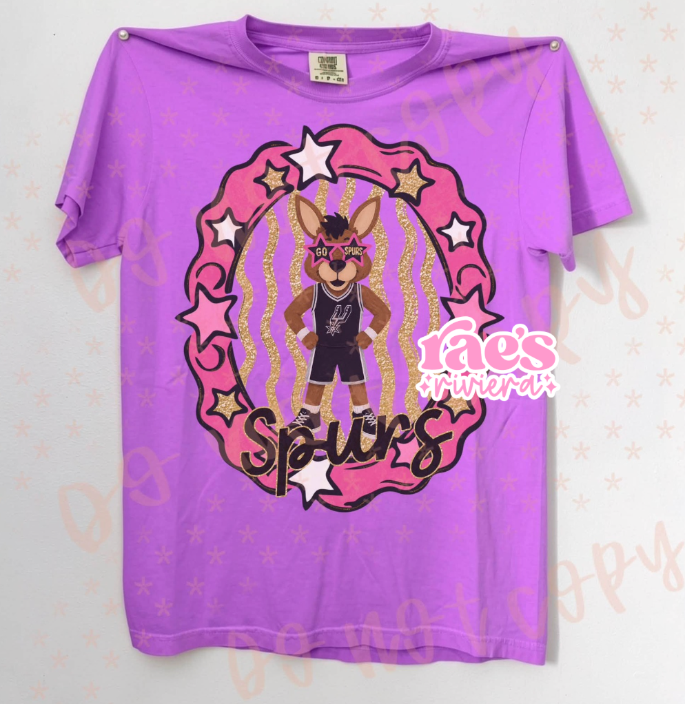 SA Basketball Shimmer Tee KIDS