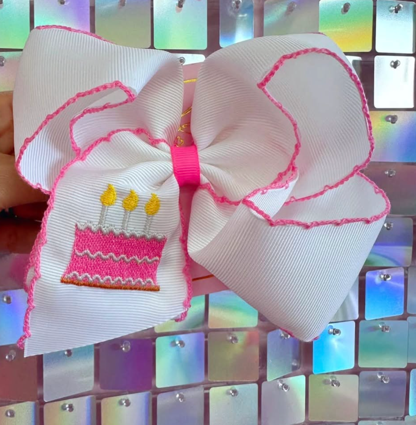 Birthday Girl Ribbon Bow