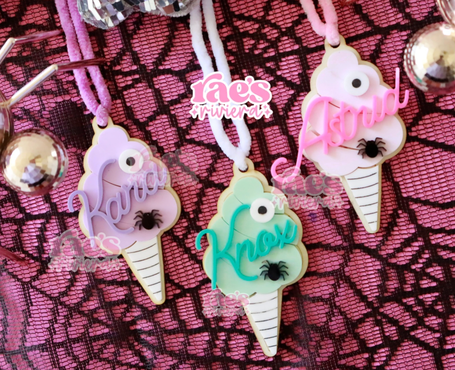 Creepin’ Cotton Candy Basket Tags