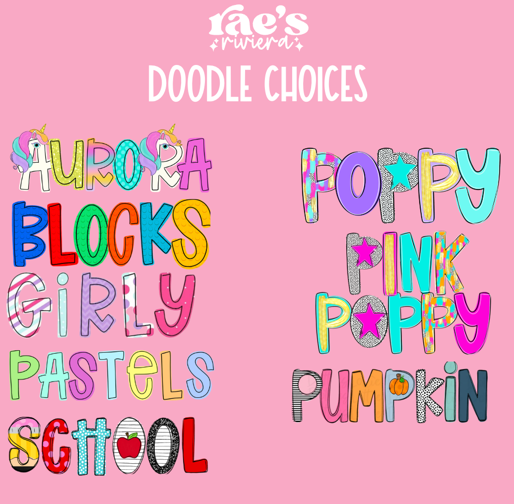 Character Doodle Tees