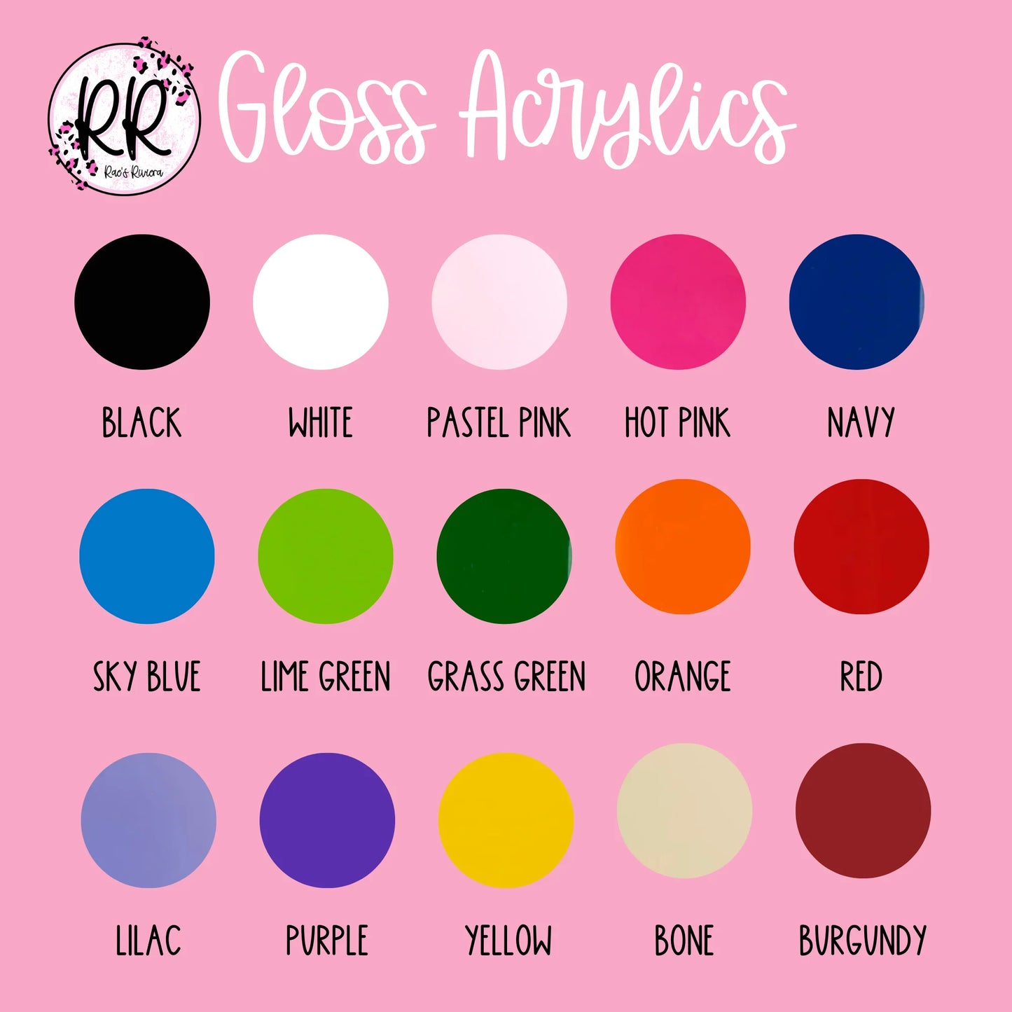 Acrylic Keychains/Tags