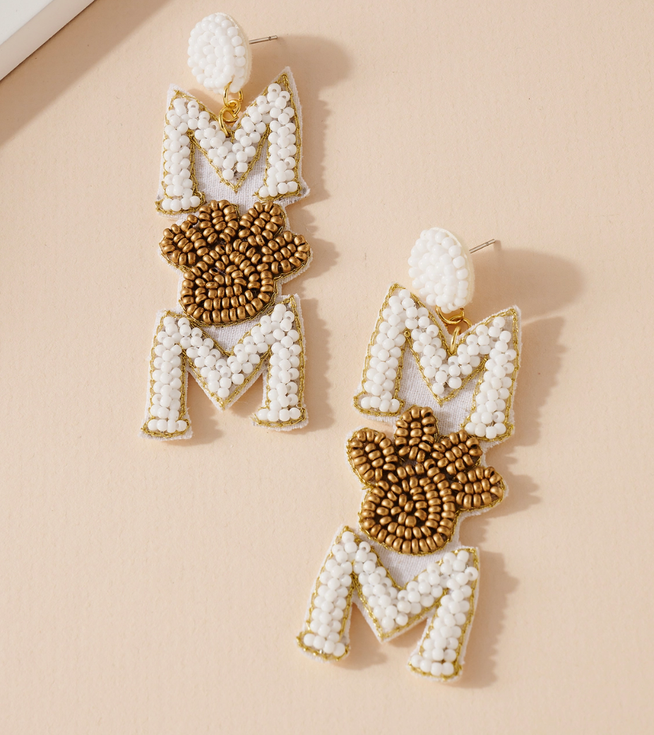 MOM Seed Beaded Earring