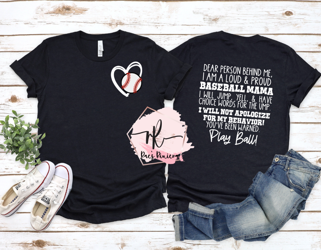 Dear Person Behind Me Baseball/Softball