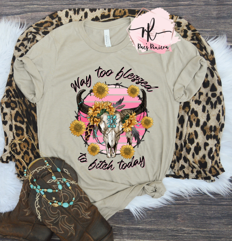 Way Too Blessed Koe Tee