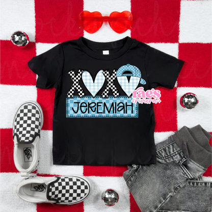 Hugs + Kisses Personalized Tee
