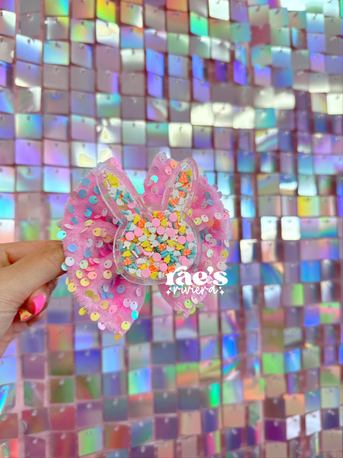 Bunny Shaker Hair Clip