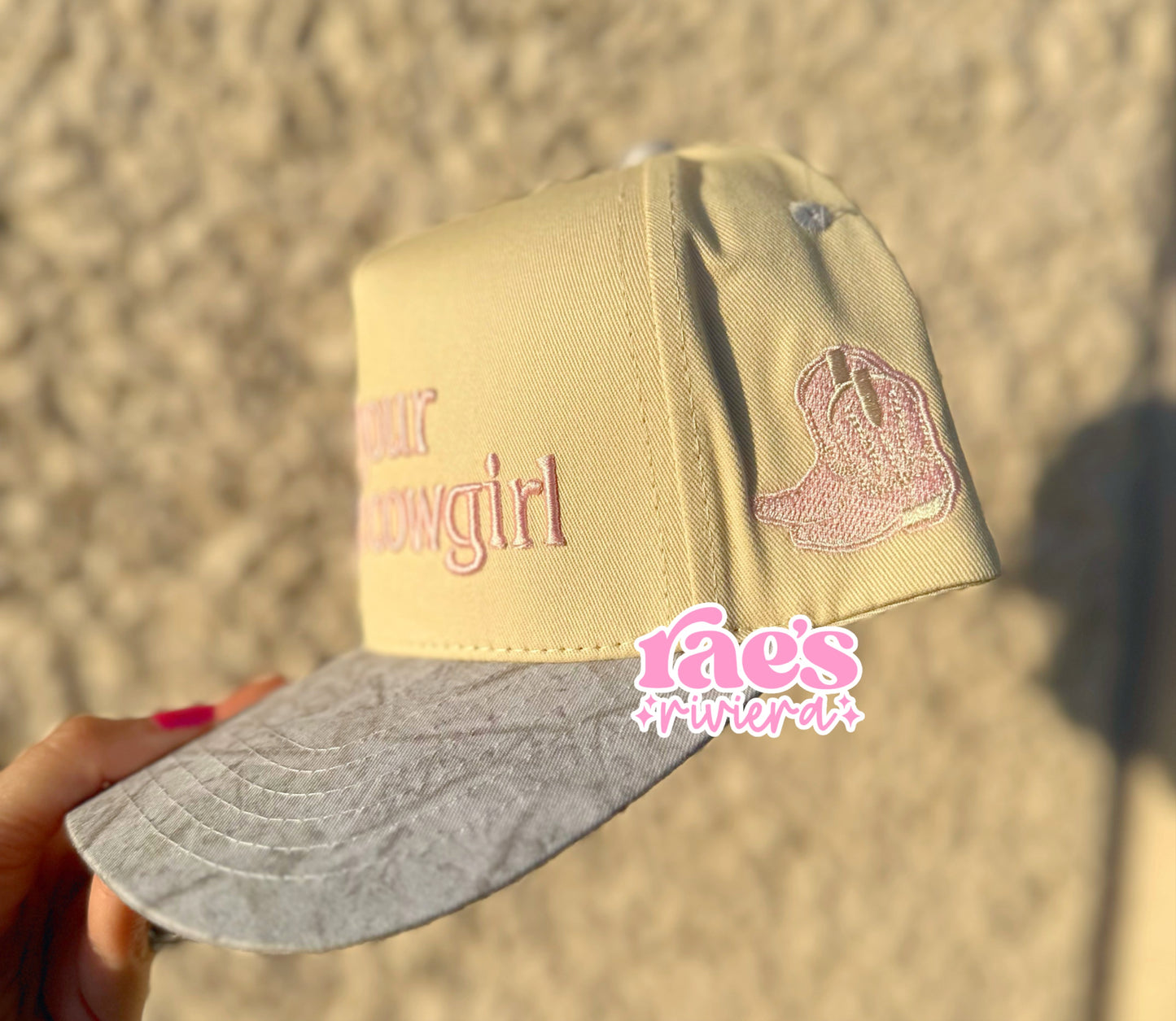 Not Your Average Cowgirl Embroidered Cap WS