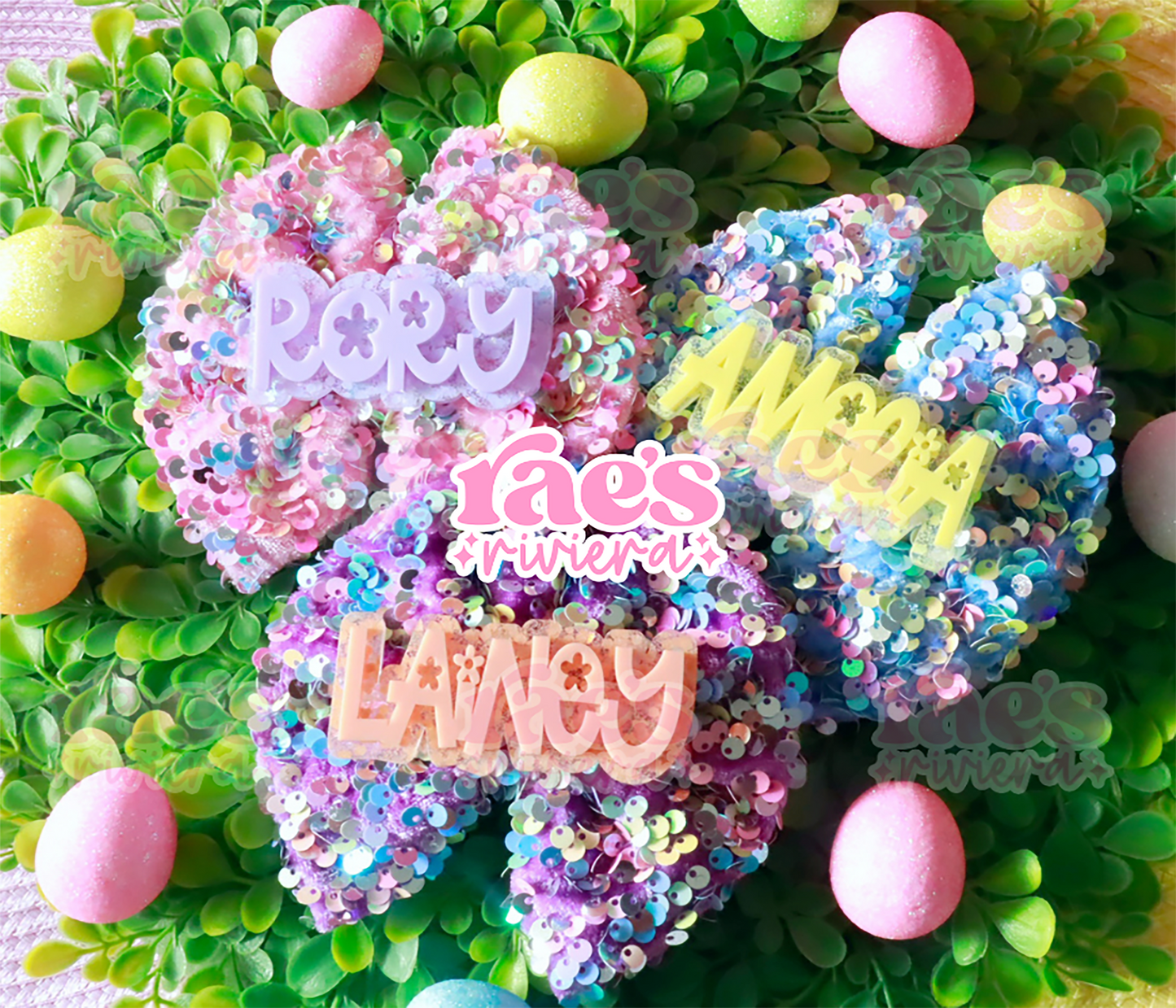 The Spring Name Hair Clips