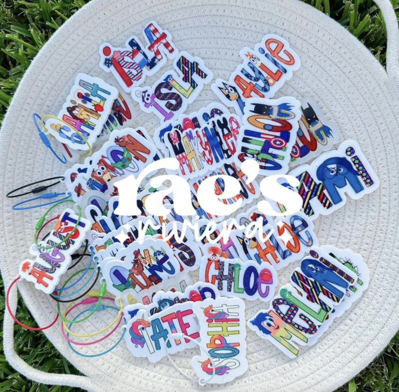 Character Doodle Clips/Keychains/Bag Tags