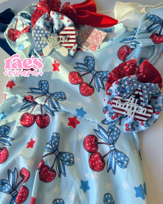 Patriotic Cherry Dress