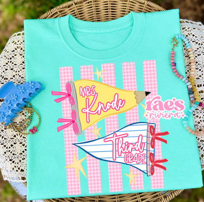 B2S Girly Personalized Flags
