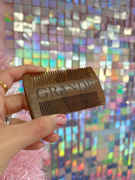 Engraved Beard Comb