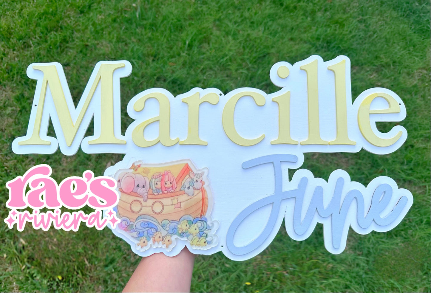 Nursery/Kids Offset Name Sign