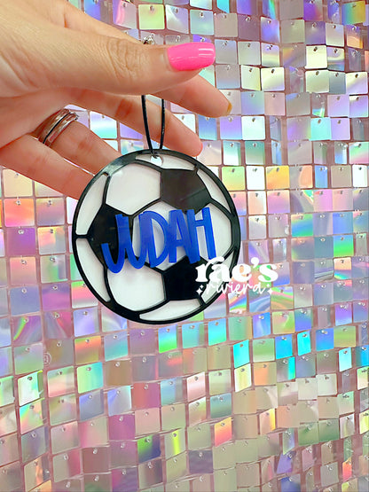 Soccer Bag Tag