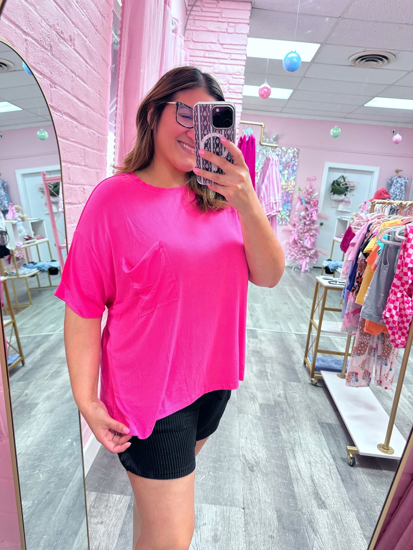 The Everyday Ribbed Pocket Tee